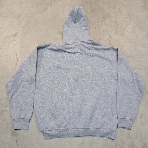 VTG Jansport WSU Cougars Hoodie Full Zip Gray Flaws USA Made Mens XL - Picture 9 of 11